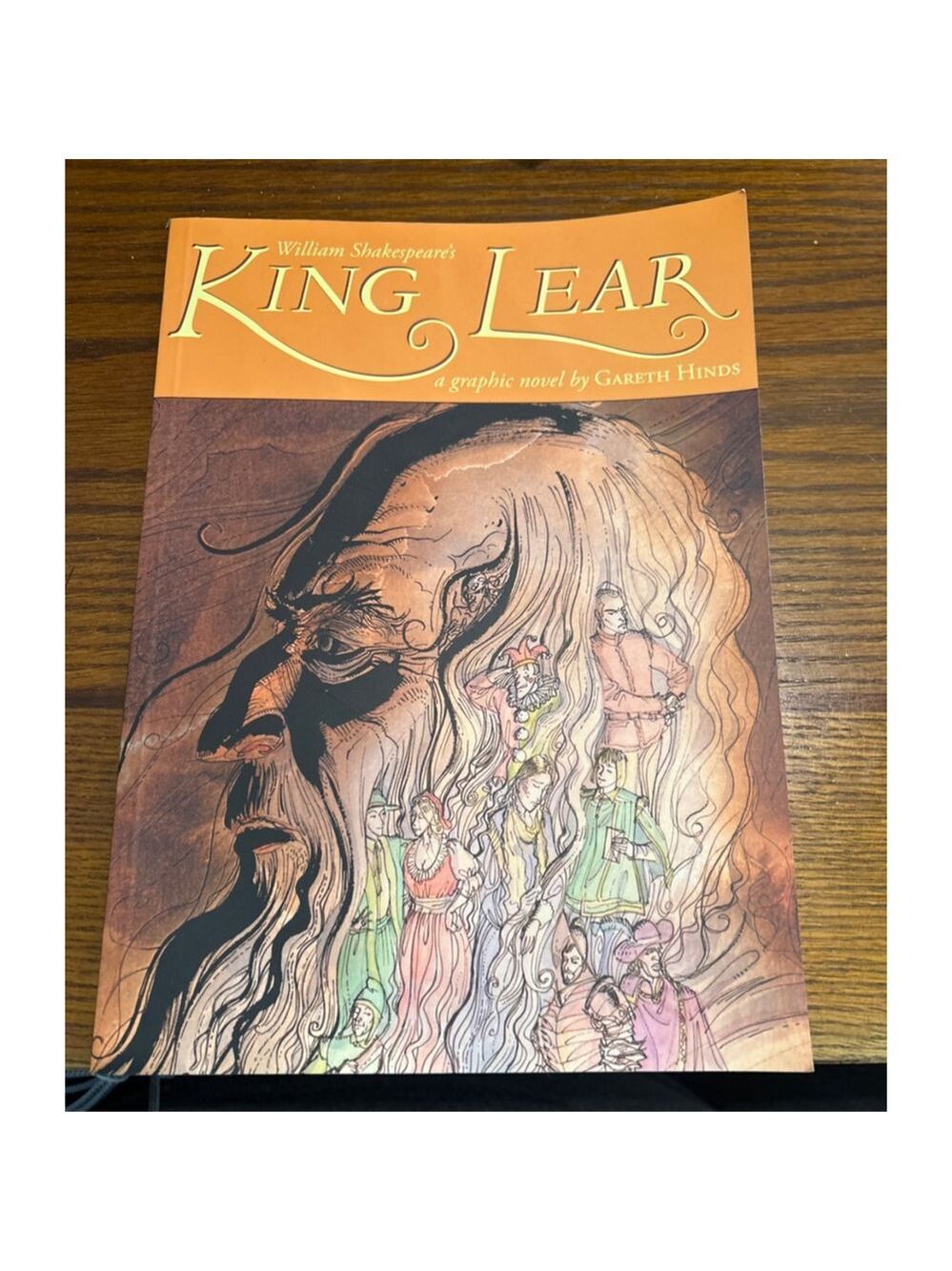 graphic novel adaptation of William Shakespeare's King Lear, created by Gareth H